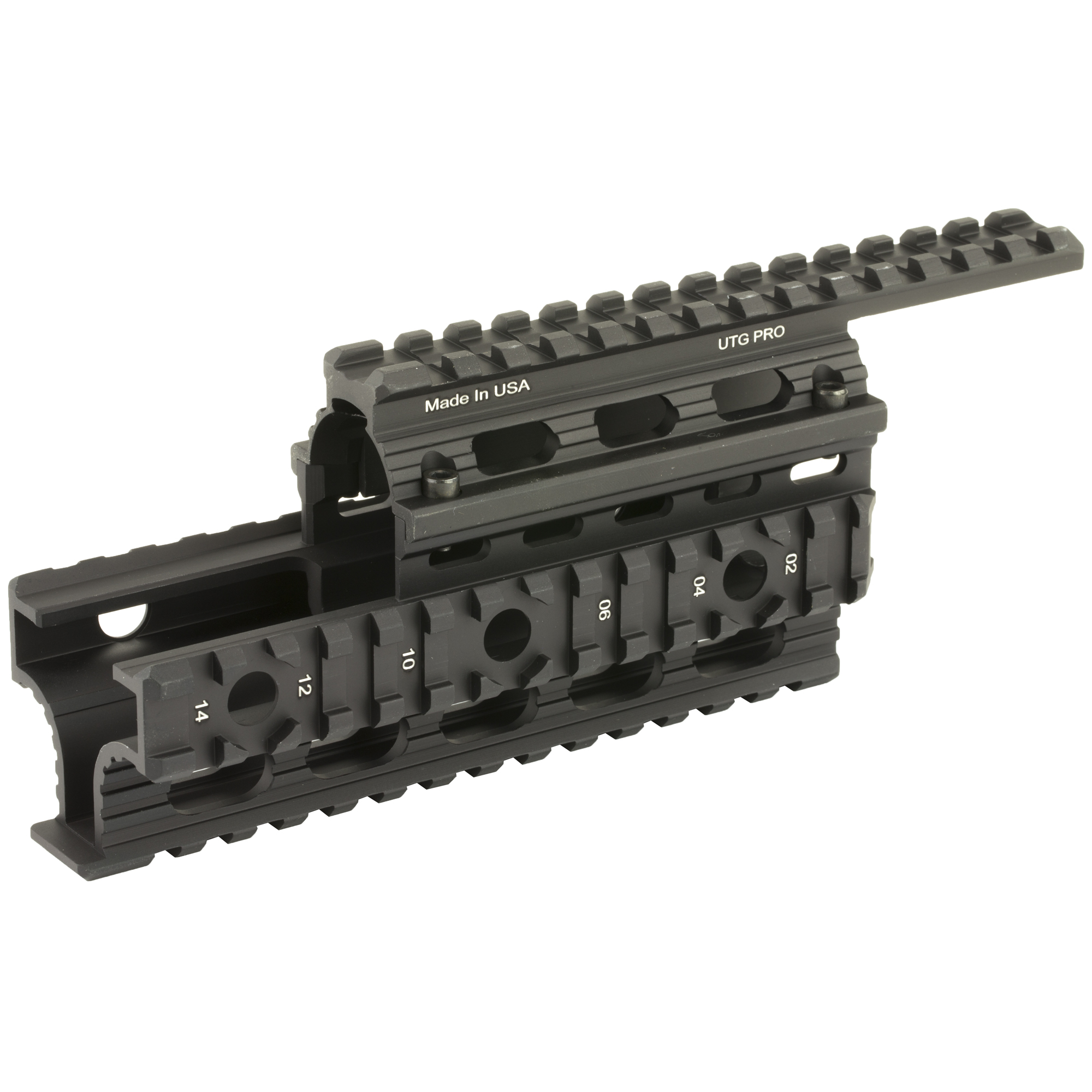 UTG PRO AK47 TACT QUAD RAIL BLK G4G Guns