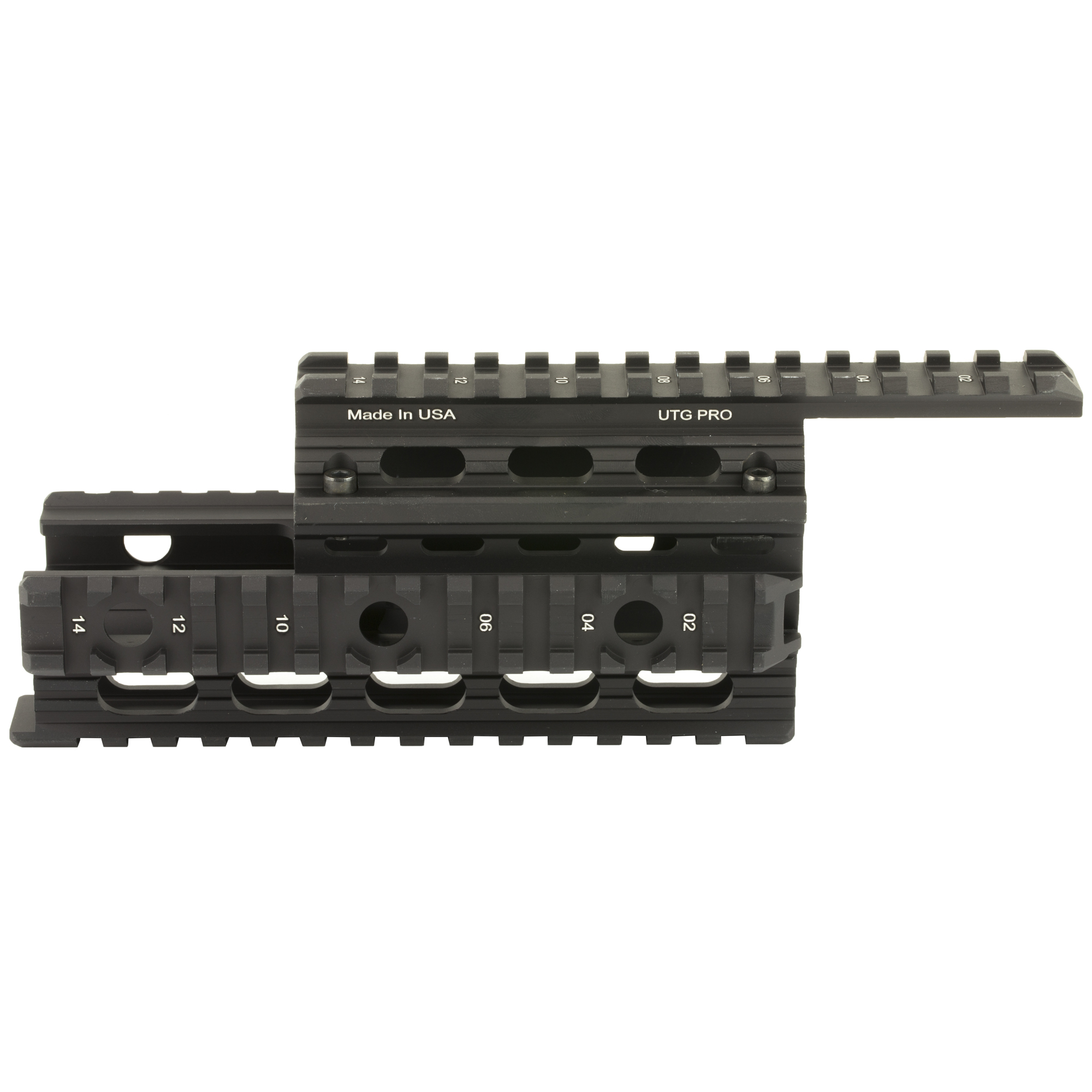 UTG PRO AK47 TACT QUAD RAIL BLK G4G Guns