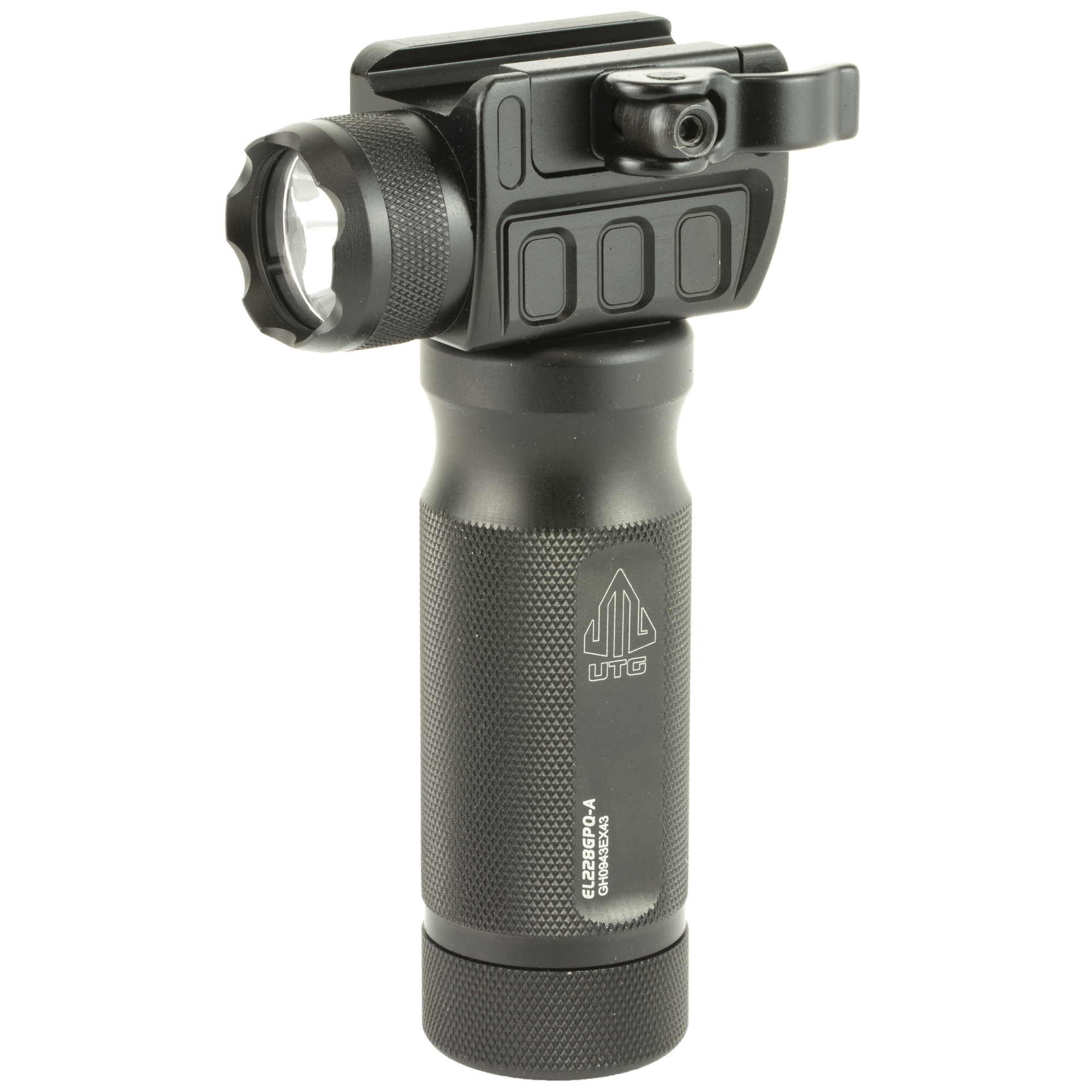 UTG GRIP LIGHT 400 LUMEN W/QD MOUNT BASE Destination Tactical 75.97 UTGMNTEL228GPQA