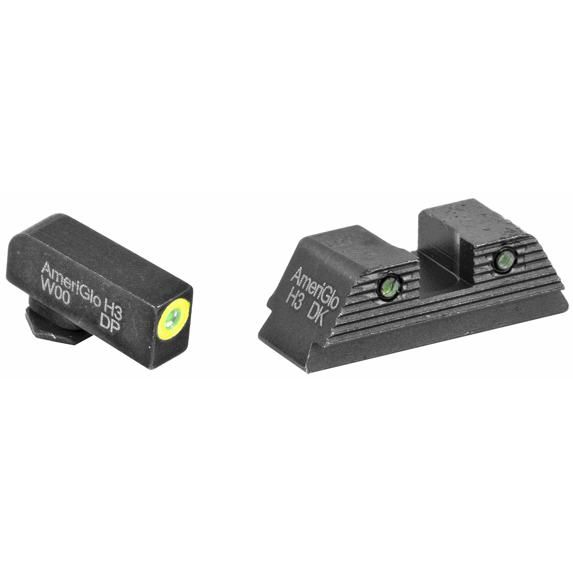 Glock Gen 5 AMERIGLO Sights TROOPER Fits Glock 17,19,19X,26,45 Green GL