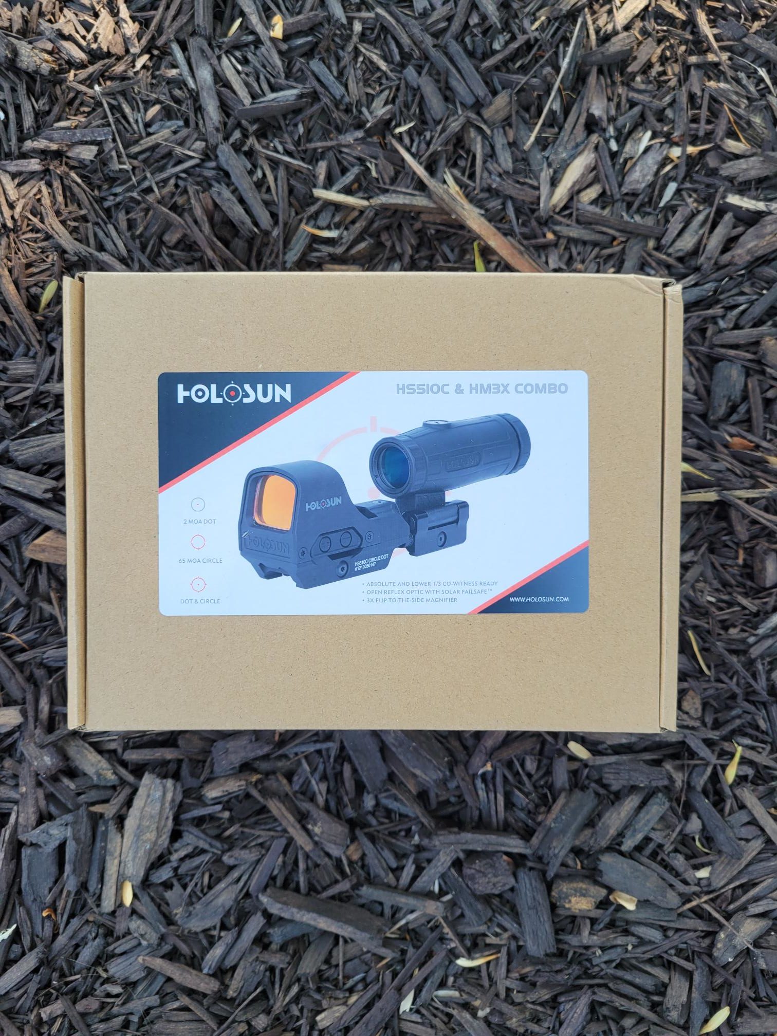 Holosun 510c With Magnifier HM3X 3x COMBO Destination Tactical 484.