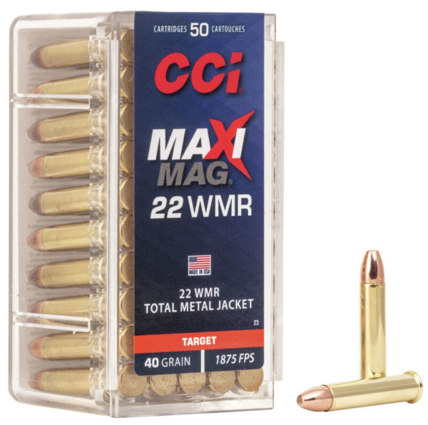 CCI MaxiMag 22WMR - 50 rounds/box