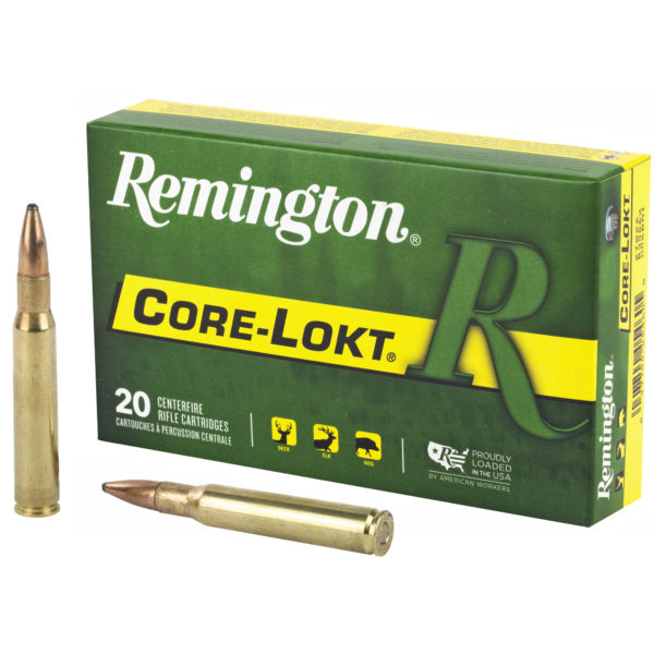 Remington Core-Lokt® 150GR Pointed Soft Point (PSP) - 30-06 Springfield - 20 Rounds/Box