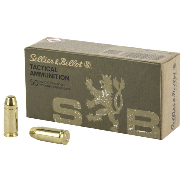 Sellier & Bellot (S&B) 140GR FMJ 9MM Subsonic - 50 Rounds/Box