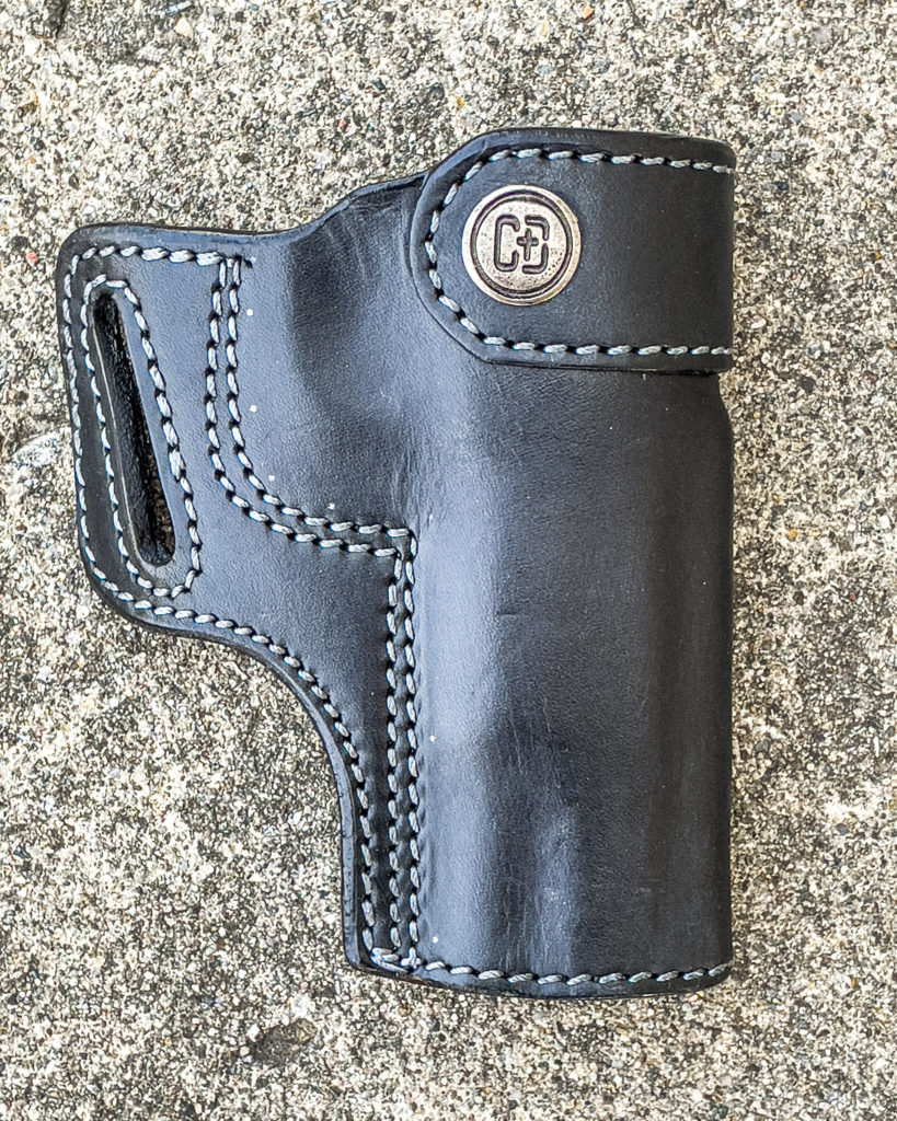 Crossbreed 1911 w/out Rail OWB Leather Holster Element Armament