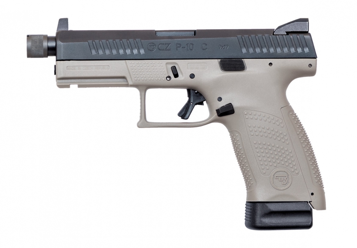 CZ P10 Compact Urban Grey Suppressor Ready 9mm Element Armament